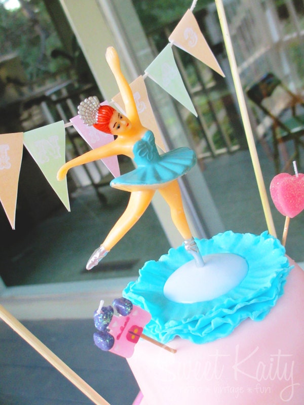 Large Blue Ballerina Cake Topper Il_570xn