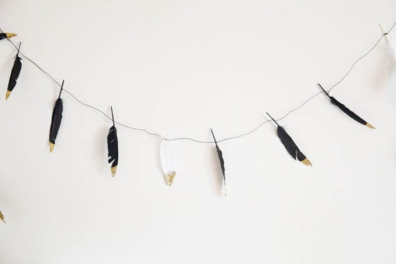 Feather Banner - HandmadeforEisley Feather Banner - HandmadeforEisley