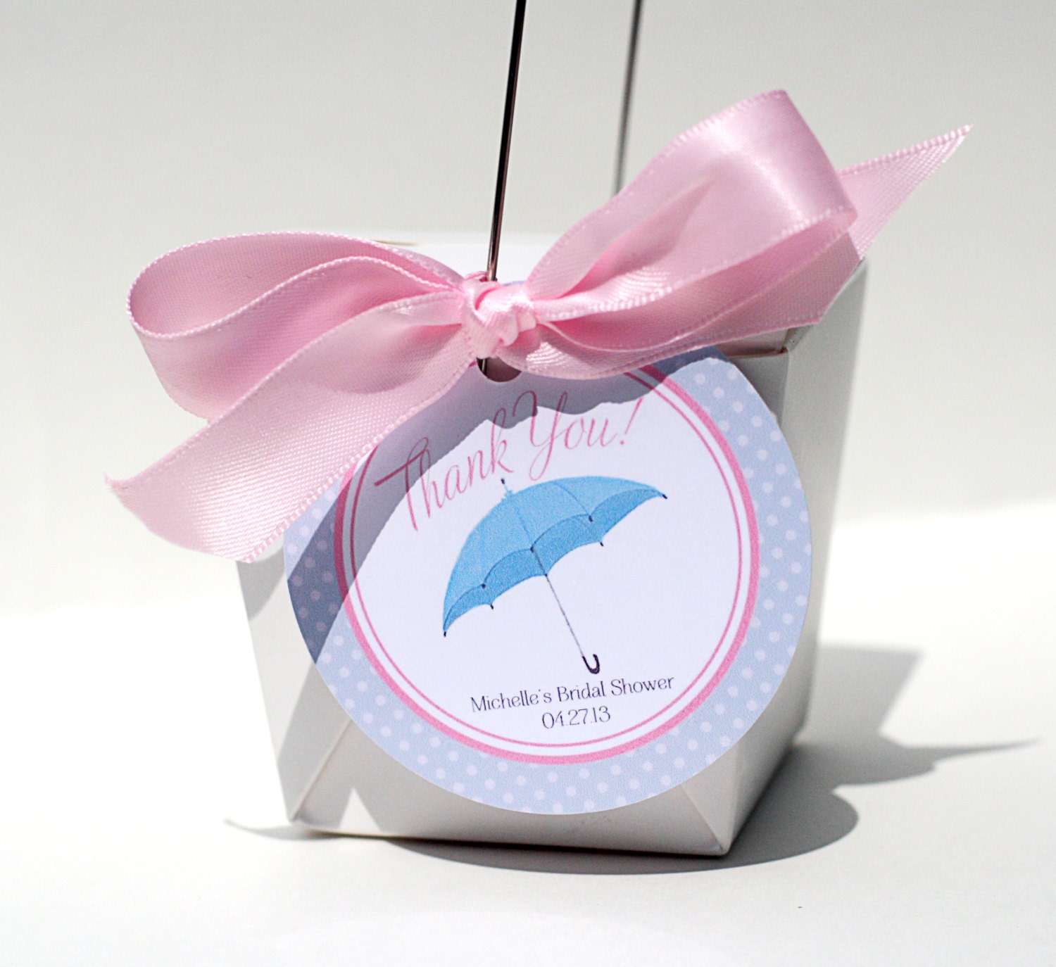 Retro Bridal Shower Favor Label / Tag - FORECASTING A SHOWER Printable Il_570xn