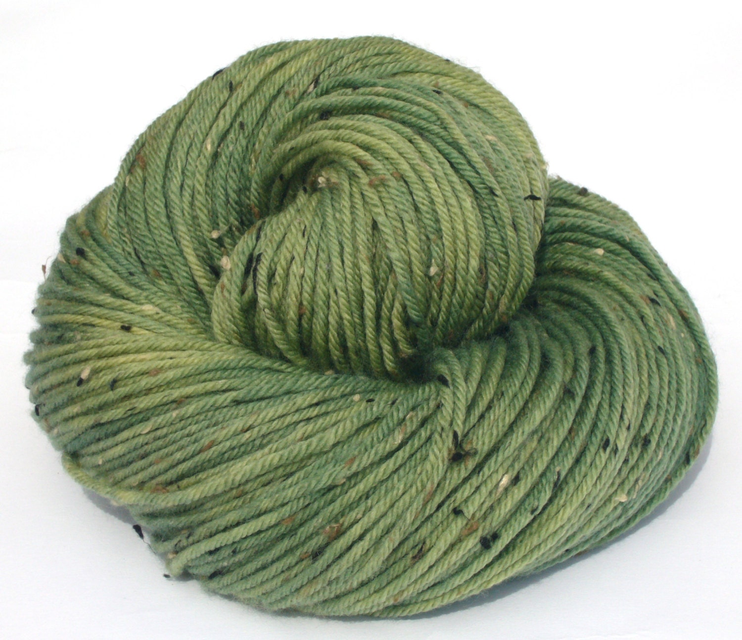 Tweed Double Knit weight Yarn Hand dyed by moonlightyarns on Etsy