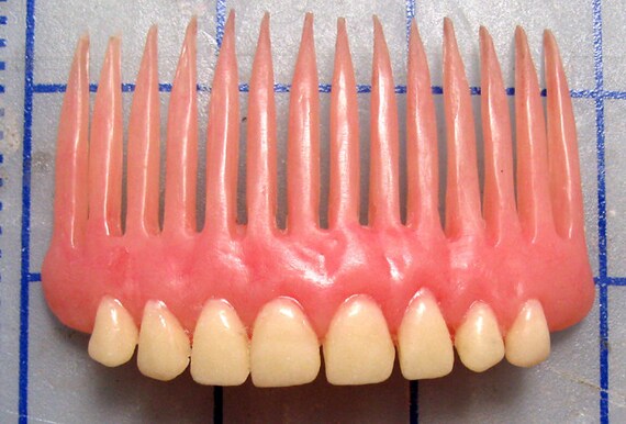 Denture Hair Comb (single comb)