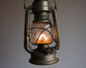 Vintage Gas Lantern, German Gas Lamp, Nightlight, Bat N 158, Made in GDR, Black, Dark, Fire, Camp, Storm, Dude, Man, Dad, ohtteam - TheThingsThatWere