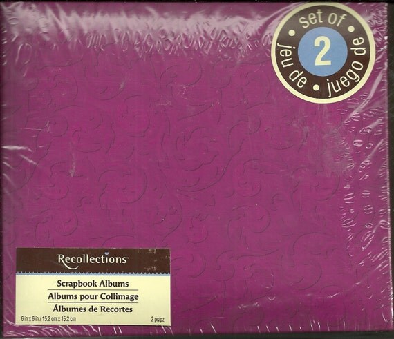 Items similar to Recollections Scrapbook Albums 6" x 6" (Set of 2