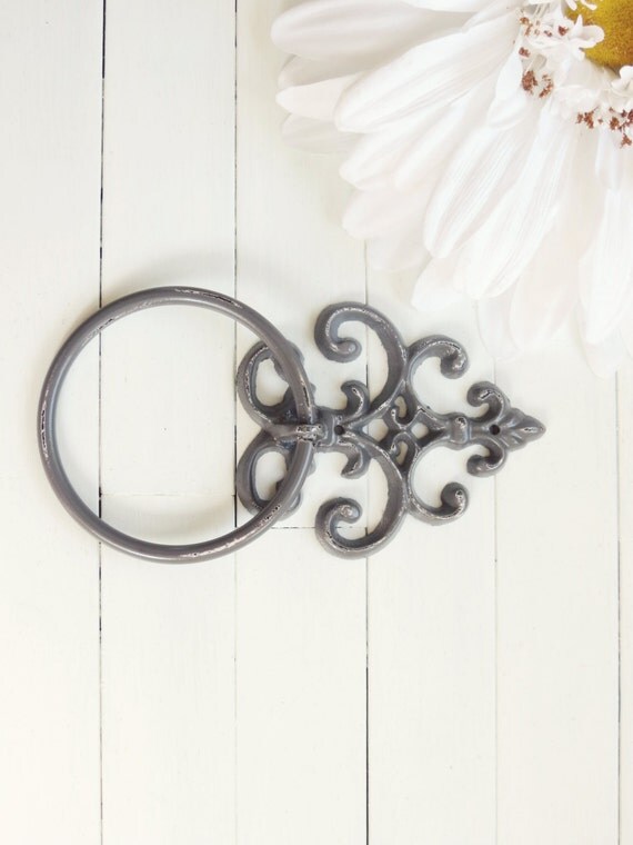 MEMORIAL DAY SALE Towel Holder / Towel Ring / by WillowsGrace