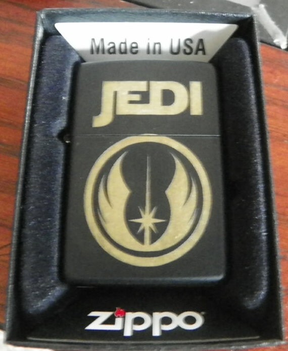 Star Wars Jedi LaserEngraved Lighter by clengraving on Etsy