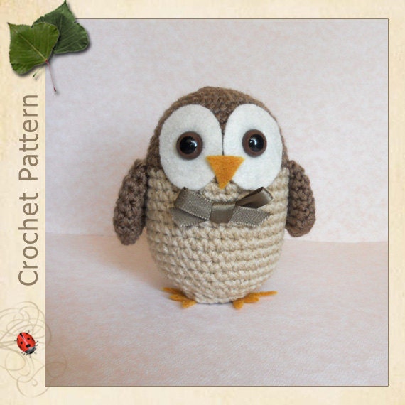 crochet stuffed owl pattern
