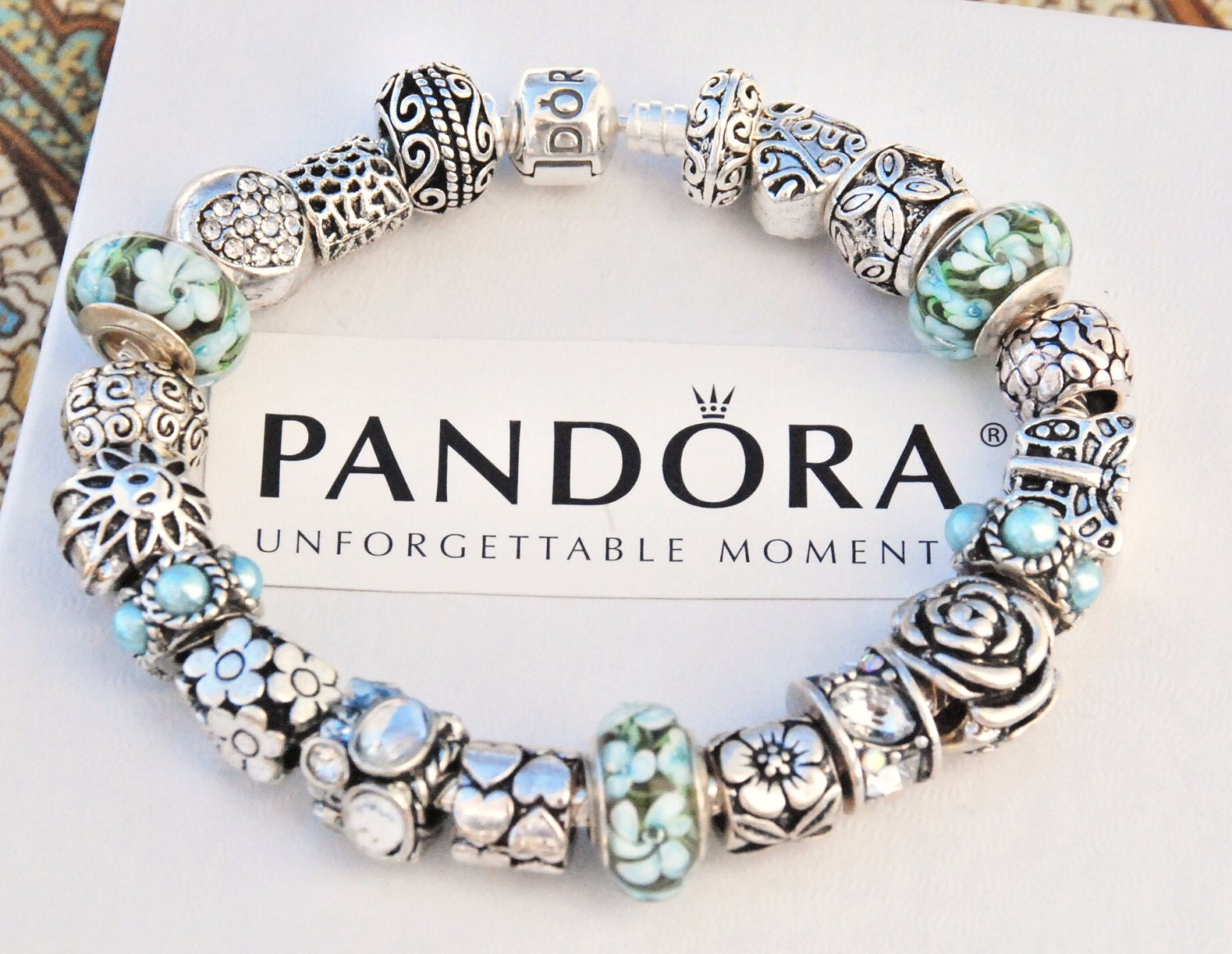 Authentic Pandora Charm Bracelet Mother's Day Free by BeadznCharmz