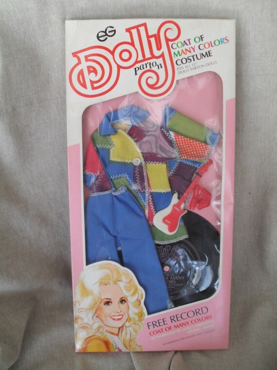 Vintage Dolly Parton Coat of Many Colors Doll by VintageFunland