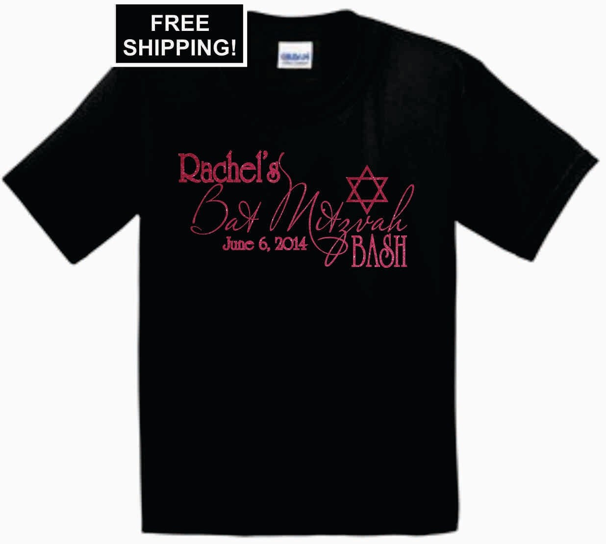 bat mitzvah shirts