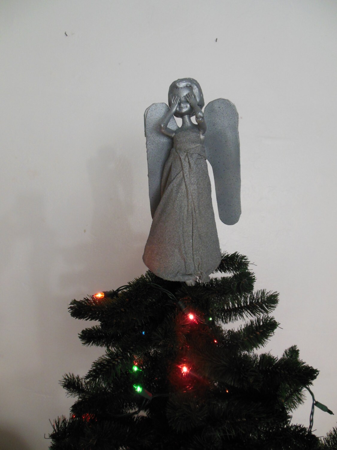 doctor who weeping angel christmas tree topper by lameasaurus doctor who weeping angel christmas tree topper by lameasaurus