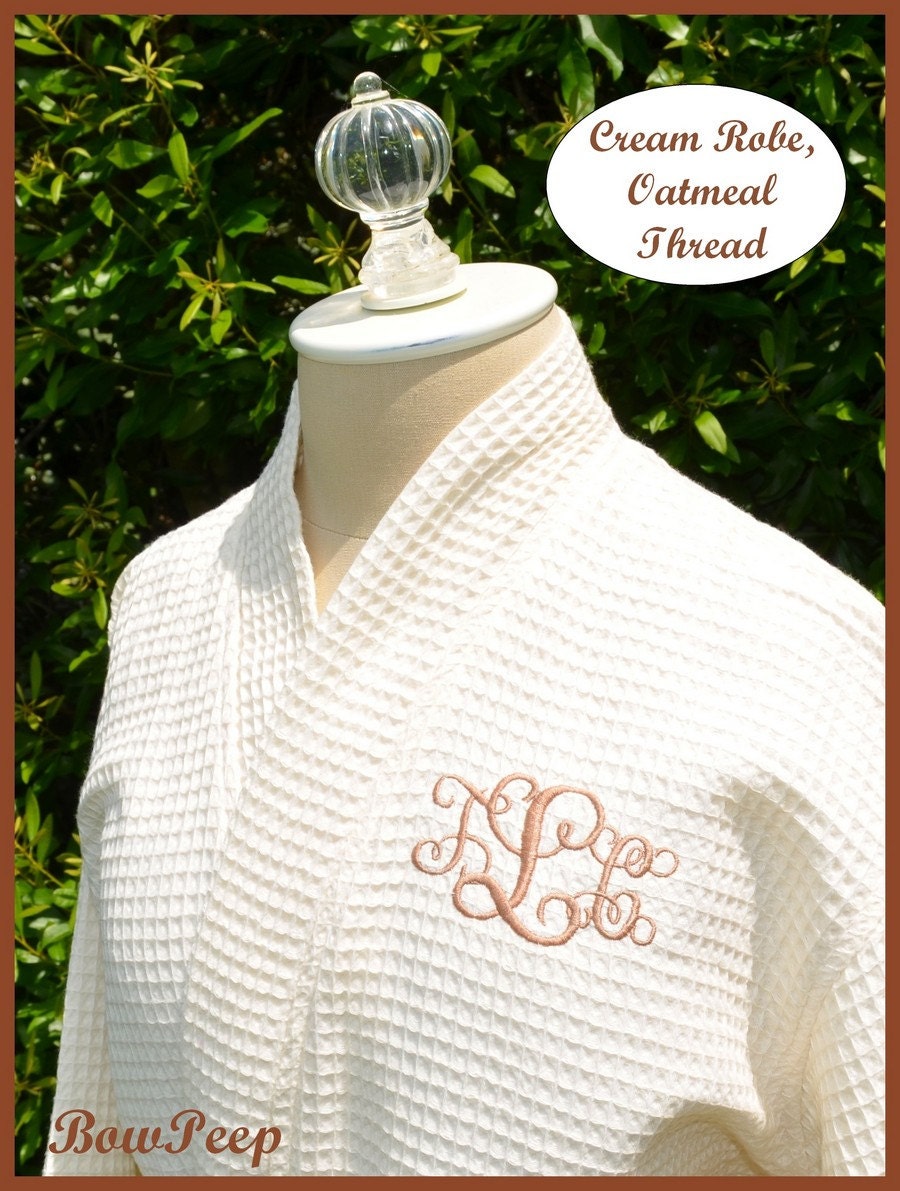 Monogrammed Robe Long and Tall Size by SomethingYouGifts on Etsy