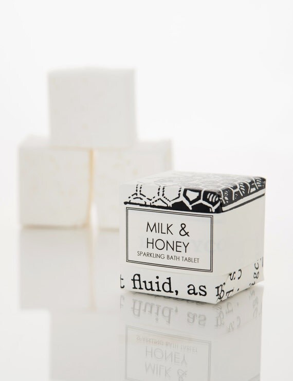 Milk & Honey Bath Fizzy Bath Salt Tablet by FormularyFiftyFive