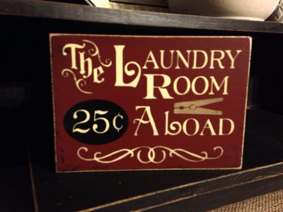 Primitive Laundry Room Sign Laundry Room by DaisyPatchPrimitives