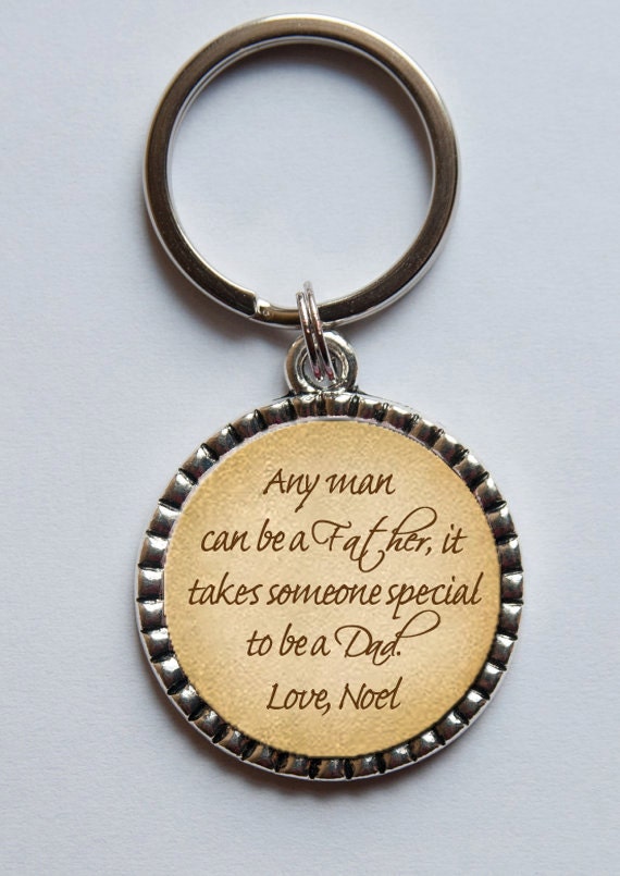 Personalized Key Chain for Dad Custom Keychain Father's by KCowie