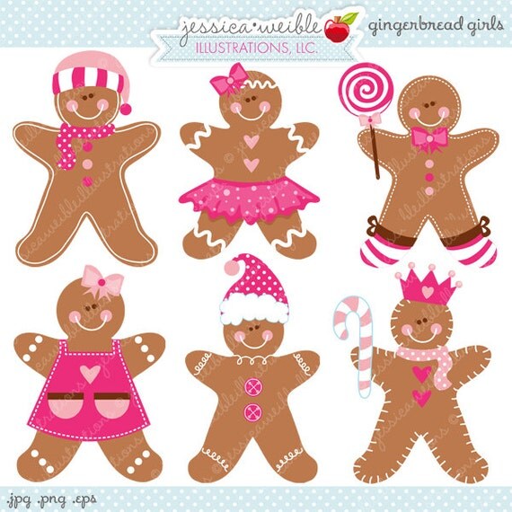 gingerbread boy and girl clipart - photo #22