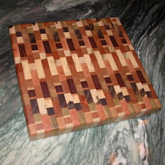 Wooden Cutting Board MultiColor Board with by WoodNCreations