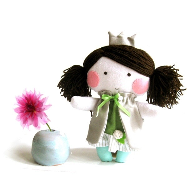 Princess doll rag doll stuffed doll princess dress princess crown stuffed doll soft toy rag doll toy girl girlie