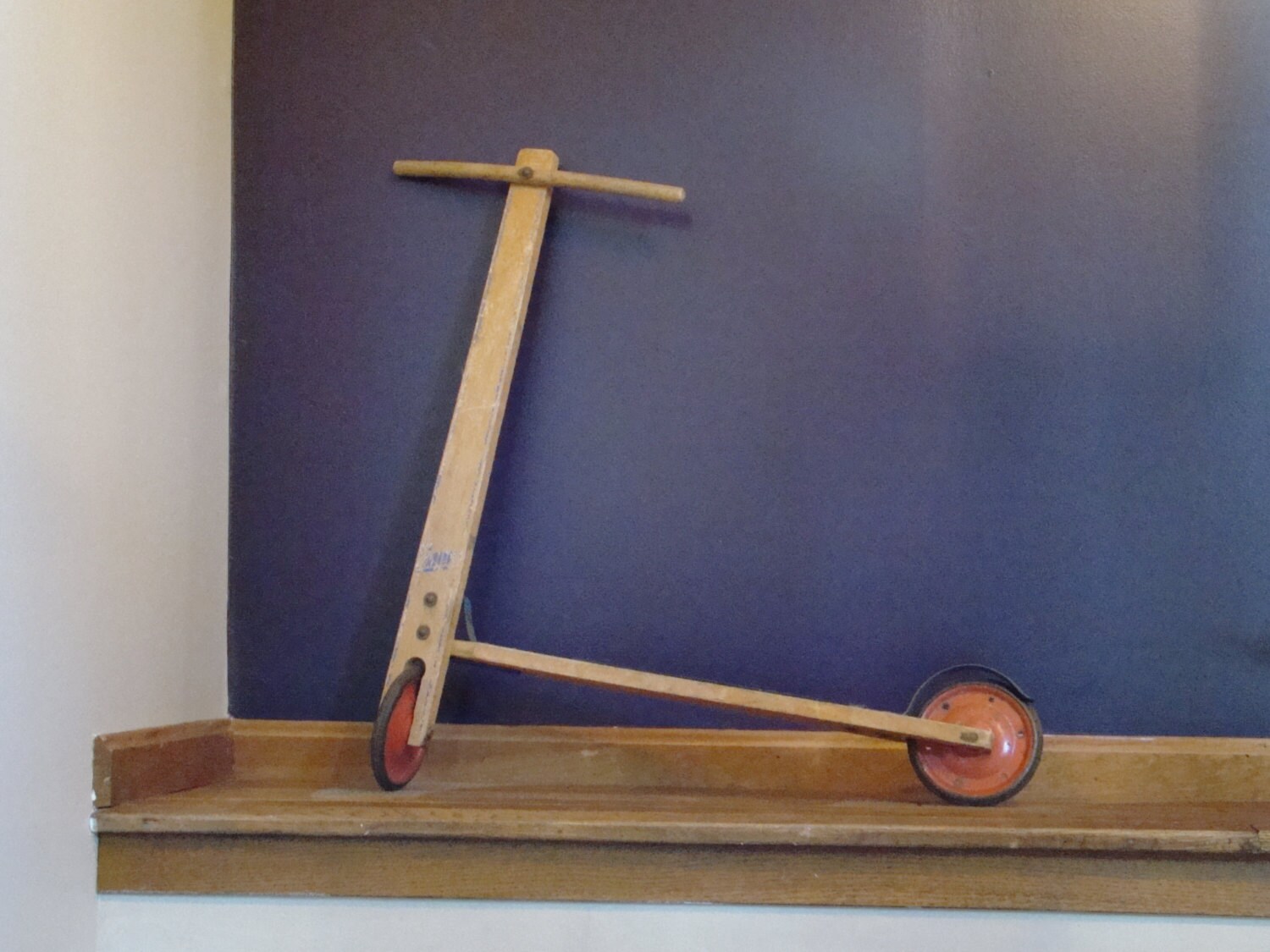 wooden kick scooter