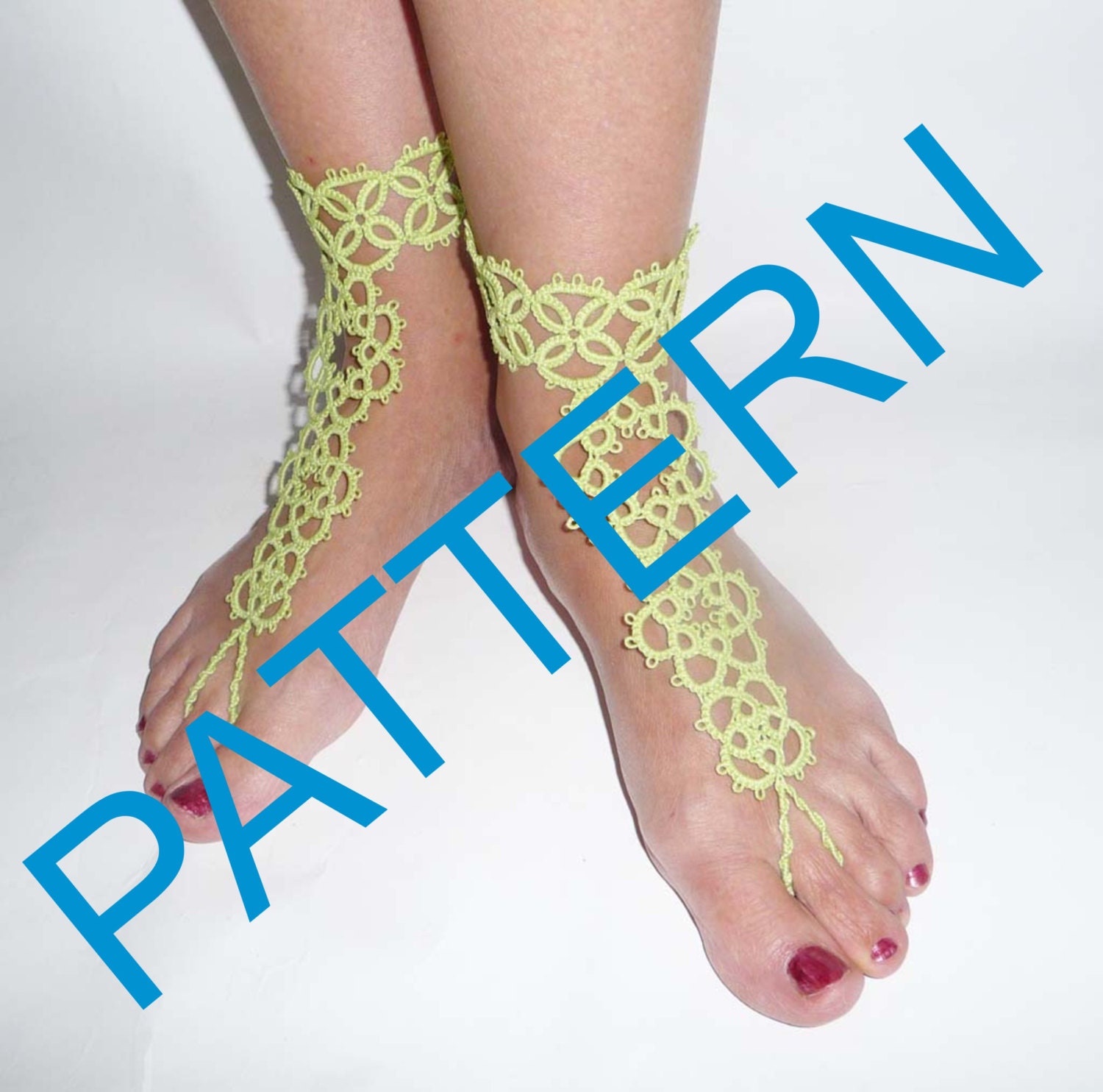 Tatting barefoot sandals pattern . PDF pattern. Tatting pattern. Tatting barefoot sandals pattern . PDF pattern. Tatting pattern.