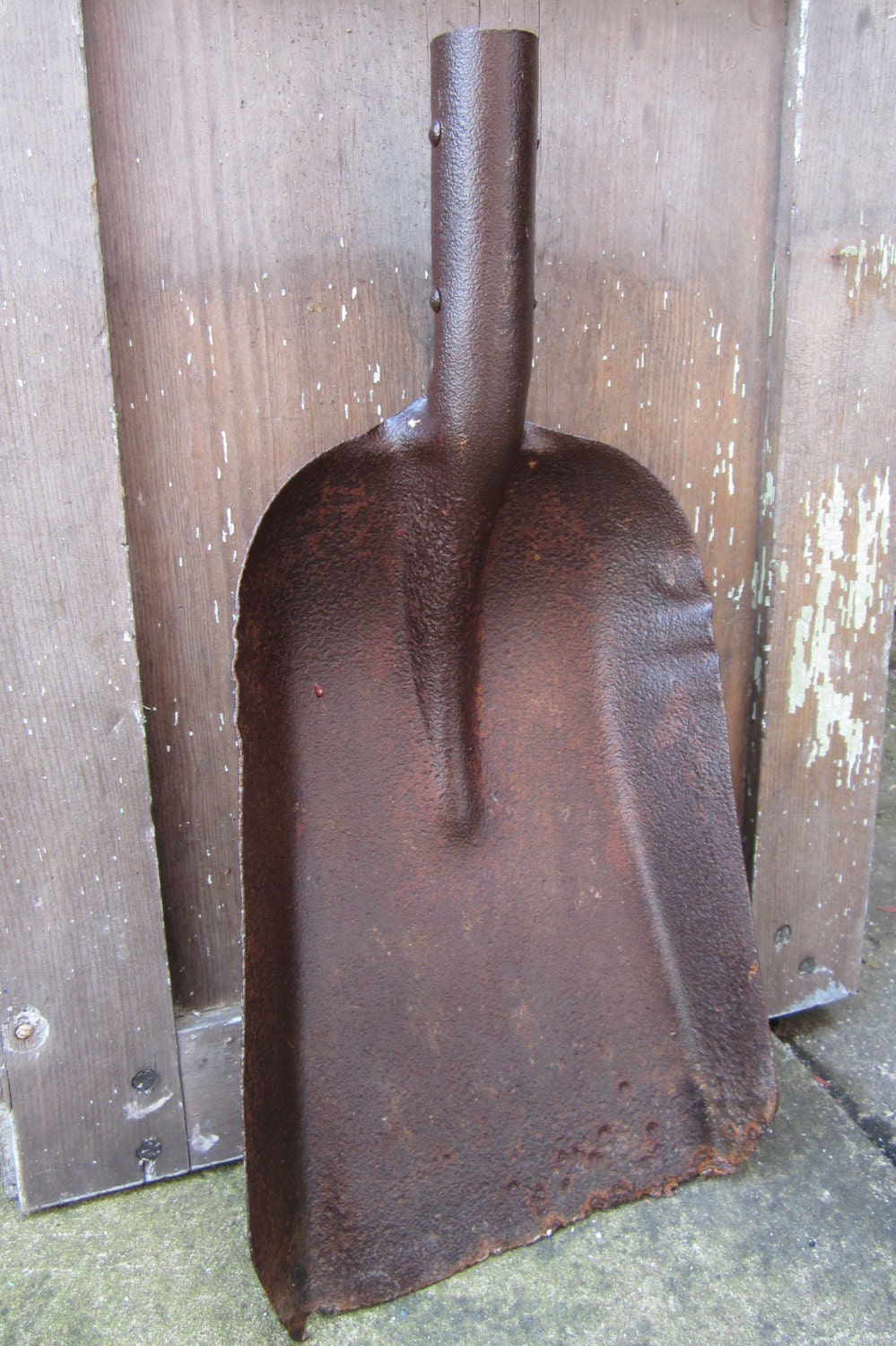 Antique Coal Shovel Pan Rusted Metal by on Etsy