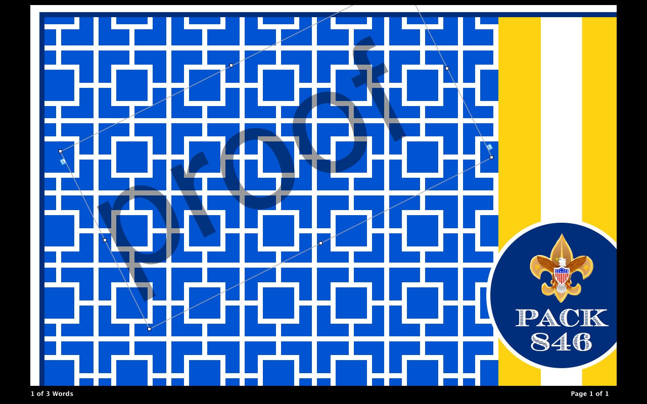 custom designed placemats for Rufules
