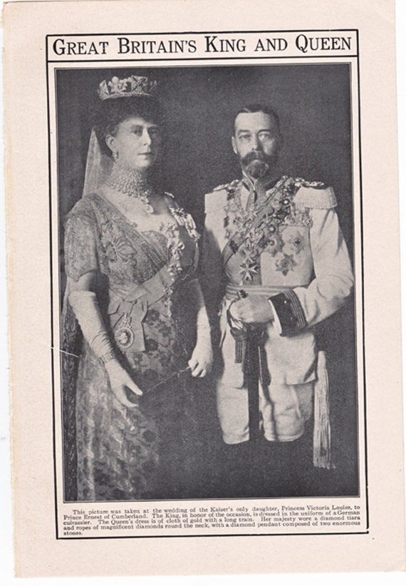 The King and Queen of Great Britain...1920's by route44west