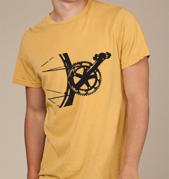 Mens BICYCLE PEDAL T Shirt Jersey Altnerative by OhSudzGifts