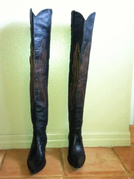 thigh high boots size 8