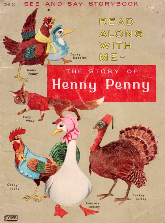 The Story of Henny Penny See and Say Storybook by ElwoodAndEloise