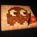 Pac-Man End-Grain Cutting Board - Blinky