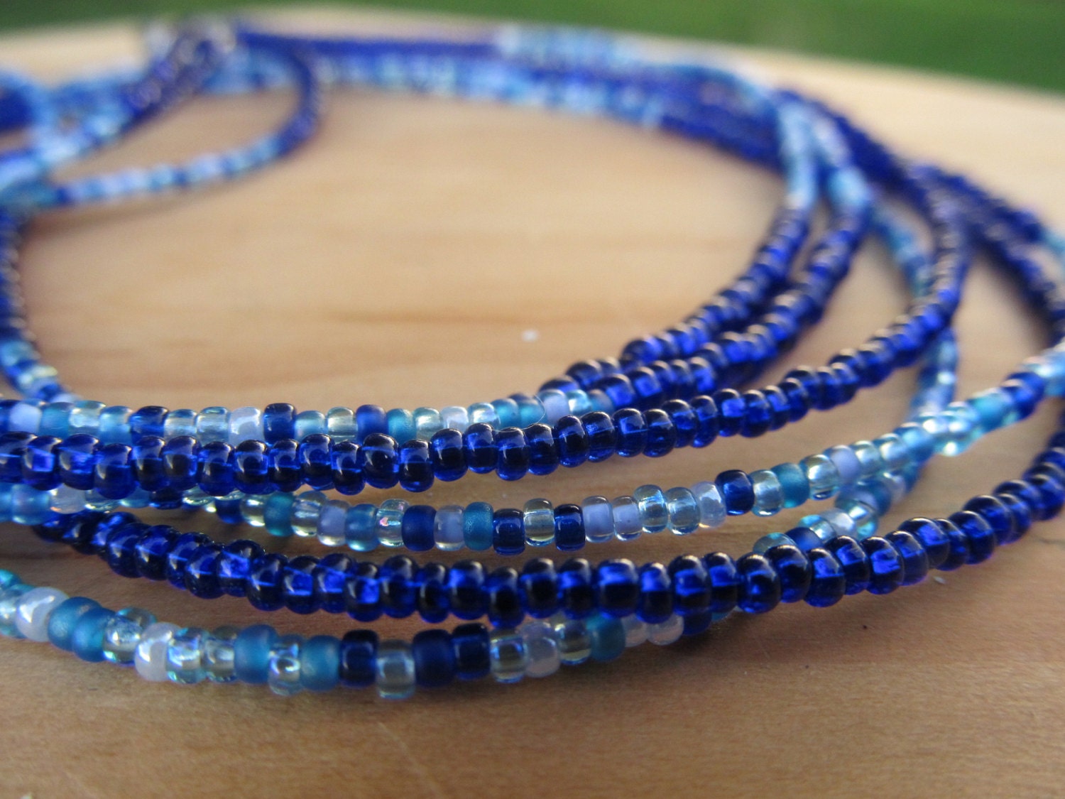 Blue My Mind Royal Blue African Waistbeads By Royalwaistbeads