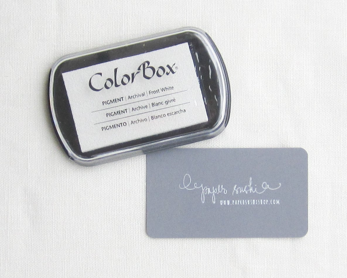 colorbox white ink pad