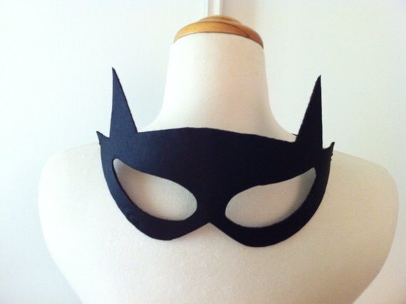 Black Cat Eye Mask Bat Themed COSPLAY by originalsupercapes