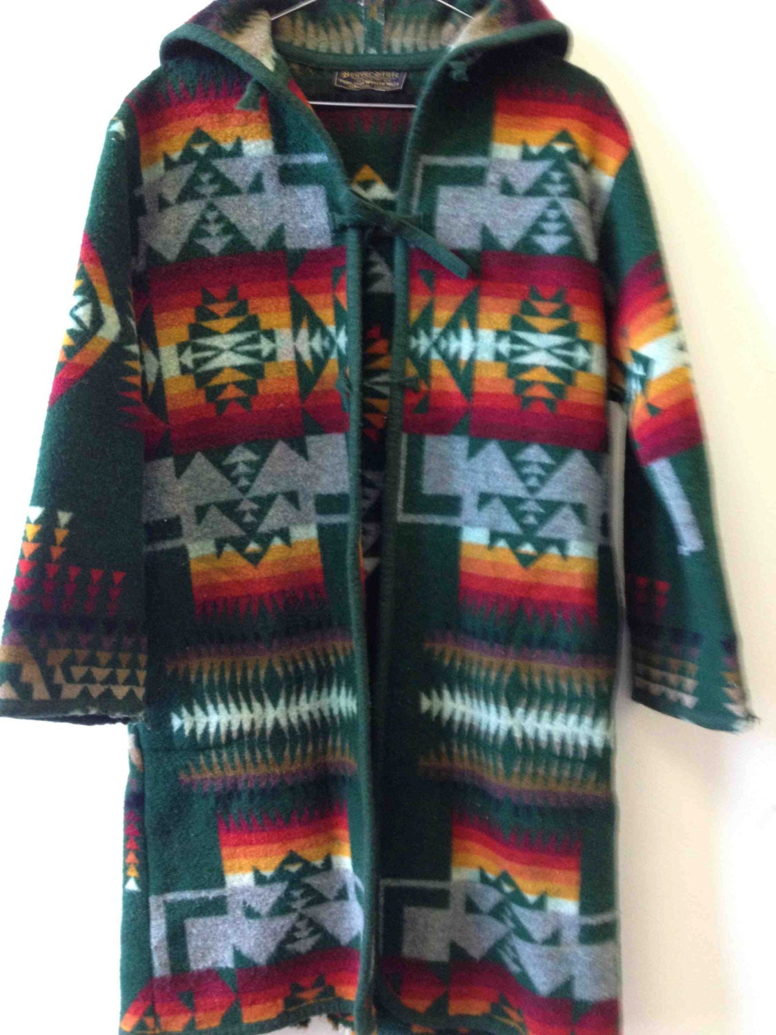 Pendleton Woolen Mills Beaver State Vintage Blanket Coat by Orti