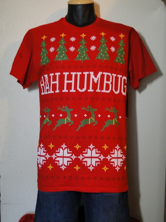 Ugly Christmas Sweater TShirt Tacky Gaudy by ABetterSweaterShop
