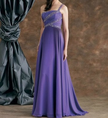 Purple Wedding dress bridesmaids dresses size All Size Free shipping