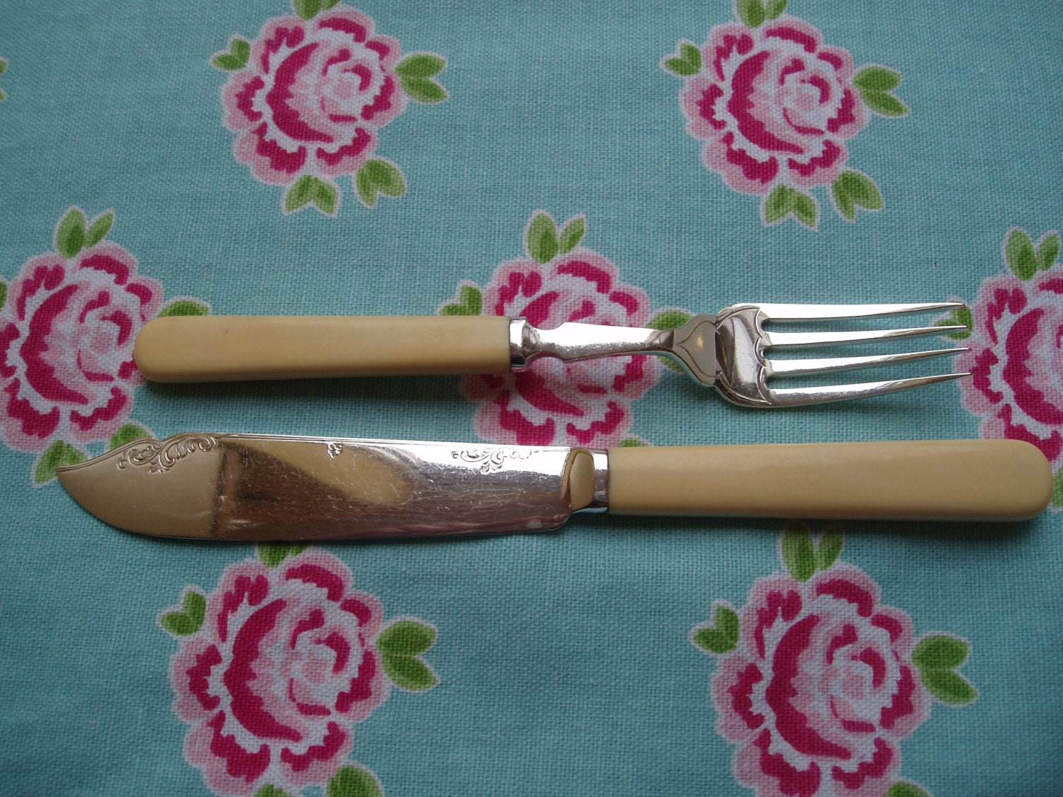 C Set Of Six Epns Fish Knives And Forks Frank Cobb