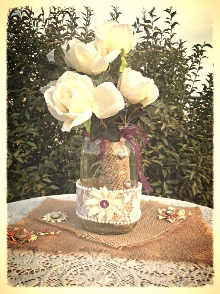 SALE 5 12" Rustic Wedding Centerpiece Burlap Square Overlays with