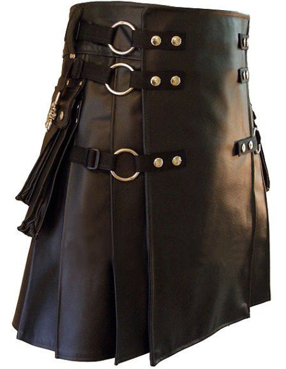 New kilt for stylish people gladiator and work kilt original leather made to measure