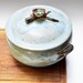 ceramic Casserole SECONDS SALE handmade lidded serving pot birds nest casserole 2qt