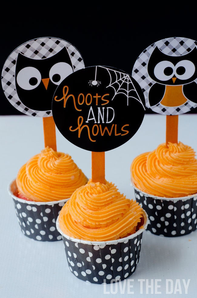 Halloween PRINTABLE Owl-oween Party (DIGITAL FILE) Collection by Love The Day Il_570xn