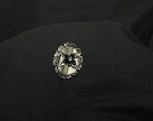 Gothic Steampunk Black Flower Pin - Sector9Industrial