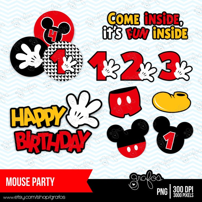 mickey mouse birthday pictures clip art - photo #50