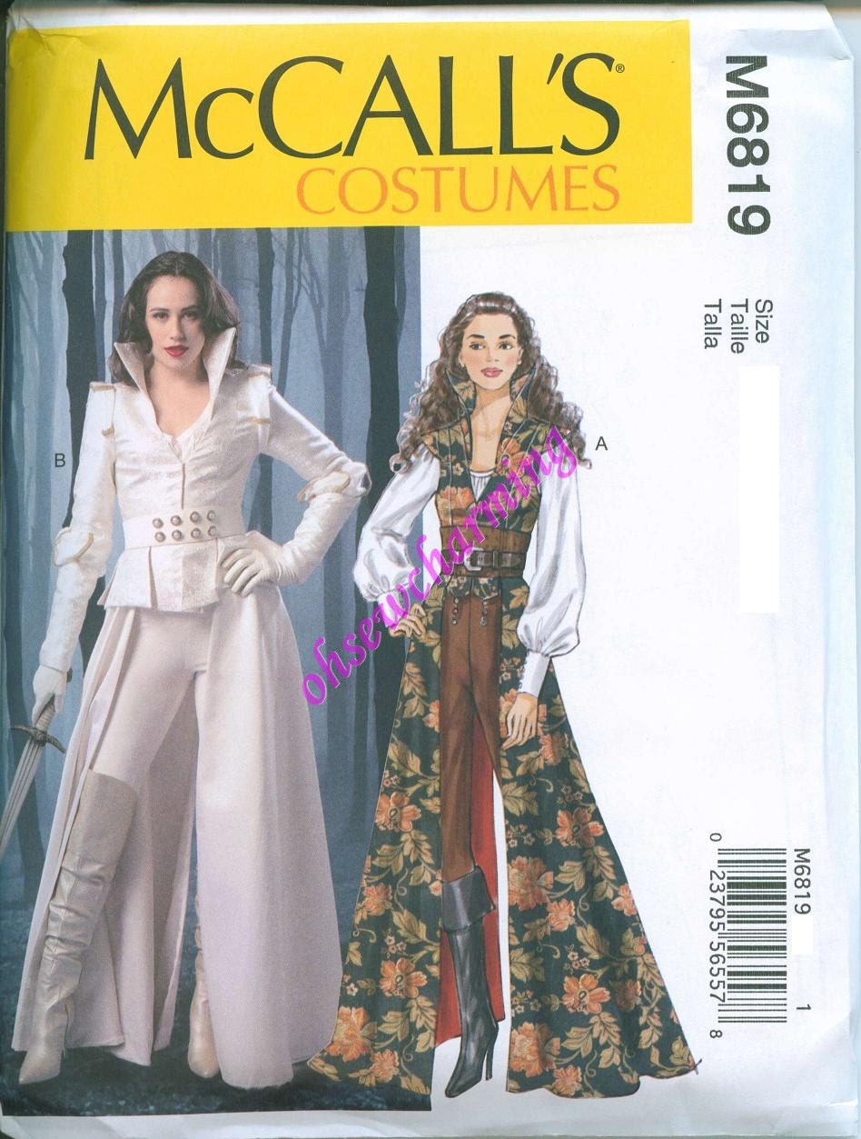 pattern dress cape Costume Once Costume 6819 Pattern Sewing Upon McCalls Pattern a Time pattern dress cape Costume Once Costume 6819 Pattern Sewing Upon McCalls Pattern a Time