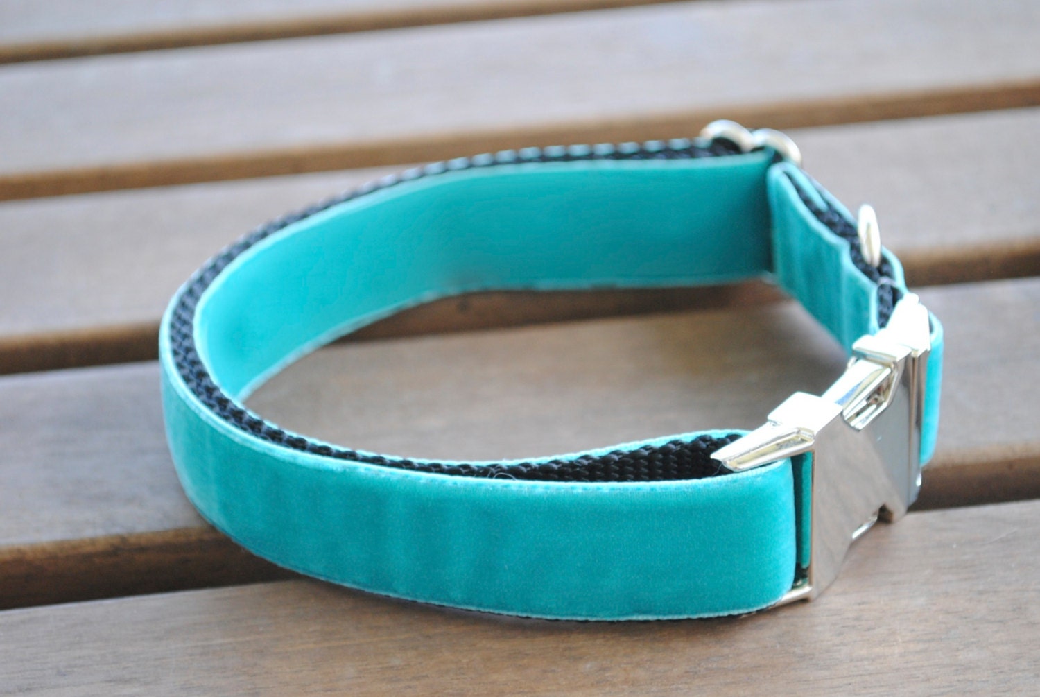 The Gatsby Dog Collar Tiffany Blue by DanesAndDivas on Etsy