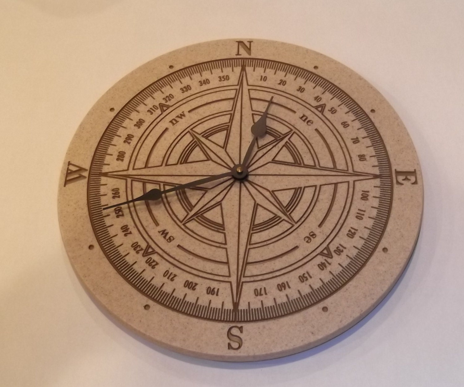 Nautical Compass Clock by MichaelsMetalArt on Etsy