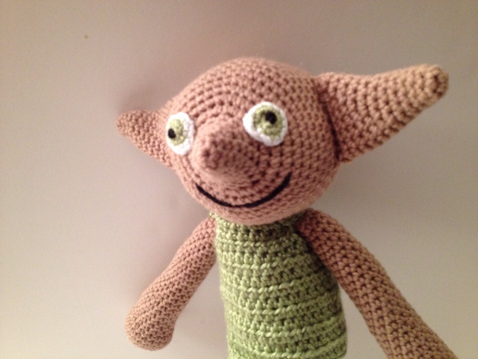 Dobby Crochet Amigurumi Doll by pigswife on Etsy