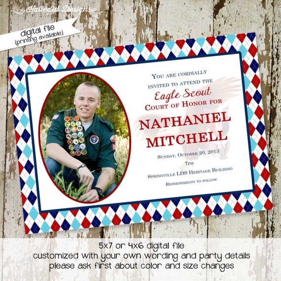 Eagle Scout Invitations Word Template