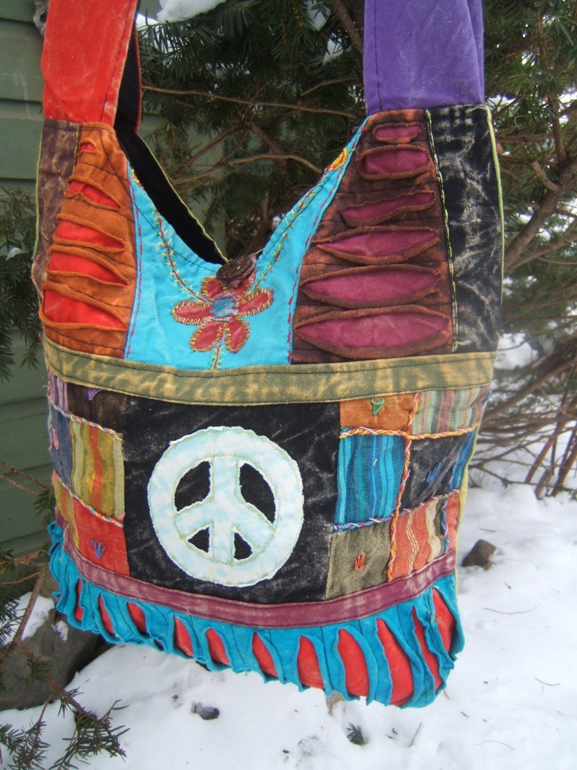 hippie hobo crossbody bag