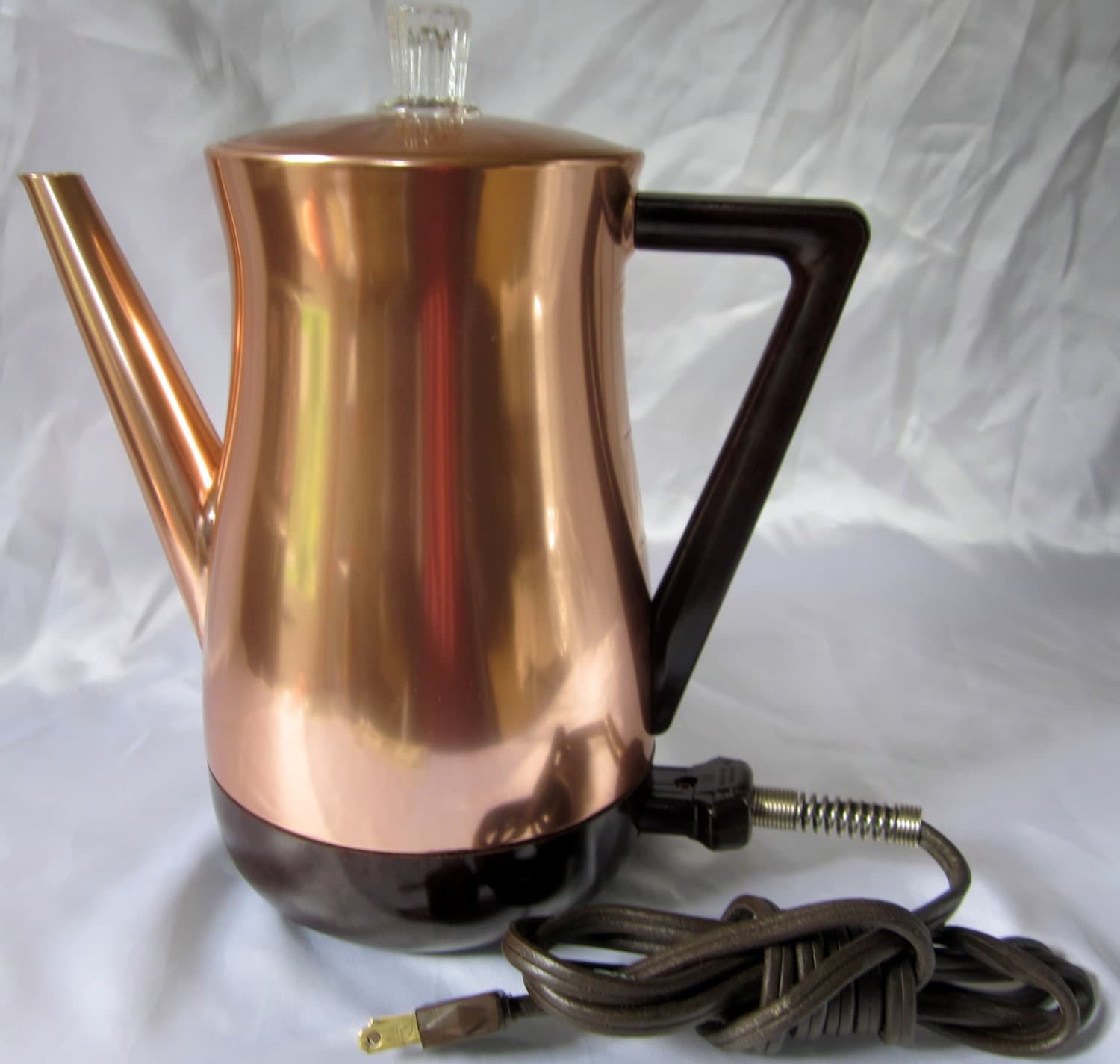 Electric Coffee Pot Percolator West Bend Copper New Flavo By Ddb7